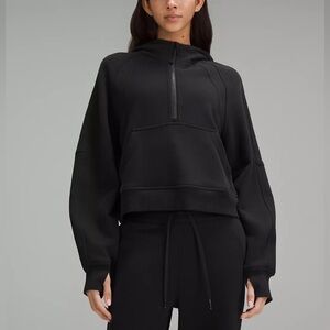 Scuba Oversized Half-Zip Hoodie